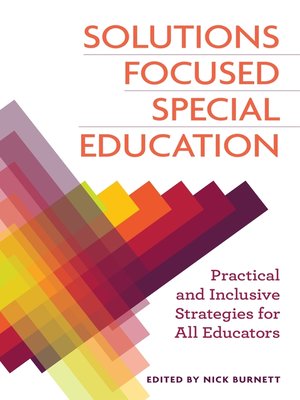 cover image of Solutions Focused Special Education